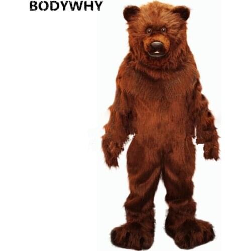 Bear Mascot Costume Suits Cosplay Party Game Dress Outfits Clothing Carnival Halloween Handmade Interesting Cartoon Character