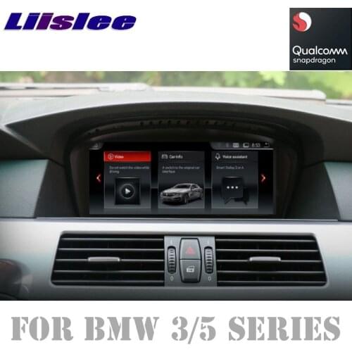 LiisLee Multimedia GPS Audio CarPlay Radio Android Navigation NAVI For BMW 5 Series E60 E61 2003~2007 CCC CIC NBT (EVO) ID7