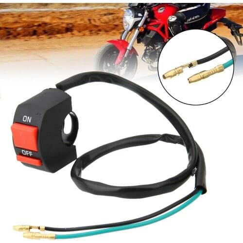 Mayitr 1pc On Off Cut Out Kill Ignition Switch Light Engine Mini Moto For Motorcycle Scooter Quad Pit Bike ATV