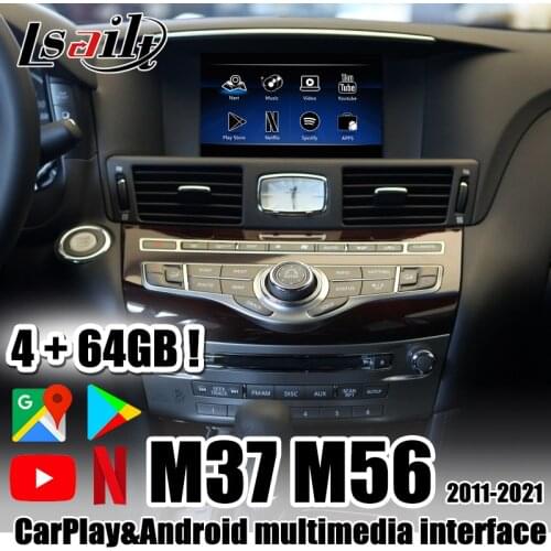 Lsailt carplay / Android multimedia interface for Infiniti M37 M56 2011-2017 G G37 Q70 QX80 Waze , google , youtube