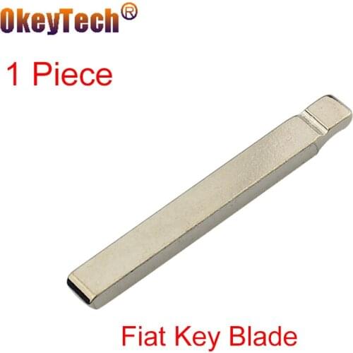 OkeyTech 1pcs/lot Universal Modified Metal Car Key Blade Fit For Fiat Flip Folding Car Key Replacement KD Key Uncut Blank Blade