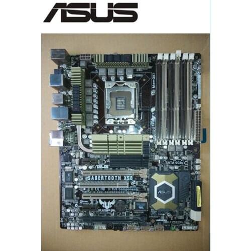 Original motherboard FOR ASUS SaberTooth X58 LGA 1366 DDR3 Core i7 Extreme/Core i7 24GB used Desktop motherboard mainboard