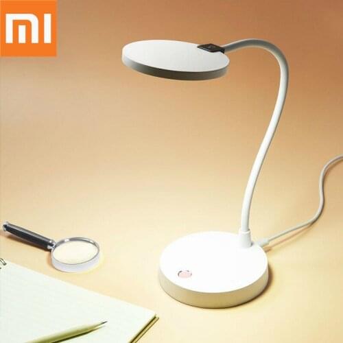Original Xiaomi Mijia COOWOO U1 Intelligent 2USB LED Desk Lamp with Light Sensor Wireless Eye-protecting Function 100 -240V