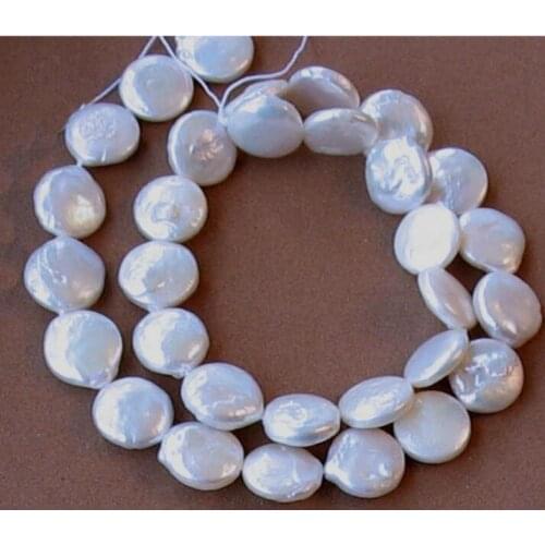 White button flat round pearl special-shaped natural freshwater pearl Baroque short personality necklace and Earrings