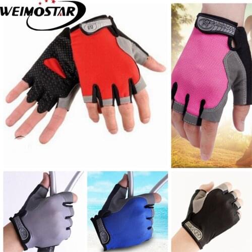 Weimostar Unisex Summer Autumn Cycling Gloves Half Finger mtb Bike Gloves For Fitness Breathable Sport Bicycle Guantes Ciclismo