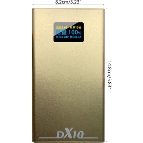 Portable 5300/10600mAh 20 Levels Adjustable OLED Screen Spot Welder Polymer Lithium Battery Spot Welding Equipment