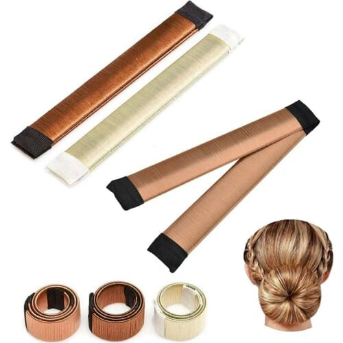 DIY Hair Bun Headband Ball Sweet Headwear Accessories French Girl Bud Dish Twist Easy Use Practical Hair Styling Tools