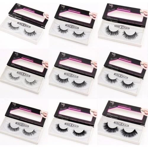 1pcs 23styles 3D mink lashes hand made natural long false eyelashes upper fake eyelash extension wholesale beauty makeup tools