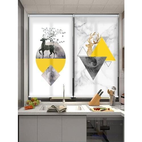 Roller blinds,Support Custom size pattern,Roman Blinds