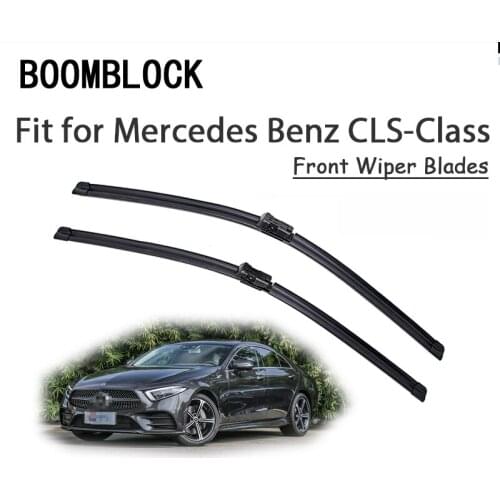 BOOMBLOCK 2PCS High Quality Front Windshield Wiper Blades For Mercedes Benz W218 W219 CLS Class Accessories