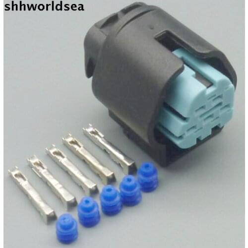Shhworldsea 5 Pin/Way 1.5mm Waterproof Female Automotive Inject Sensor Connector Plug Housing For VW Audi Ford 1 928 405 159