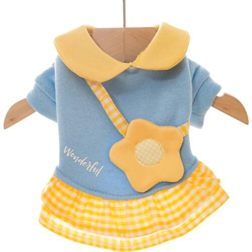 New style Pet Clothes Cats Skirt for Small Dog Dresses Winter Costume Chihuahua Vest Cat Dress Kitten T Shirt Clothes Supplies