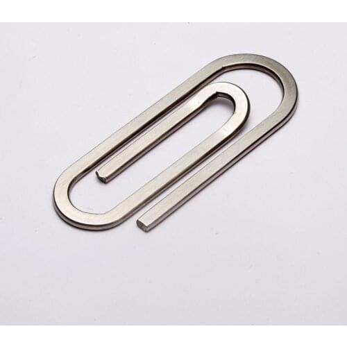 Stainless Steel Silver Slim Pocket Money Clip Wallet Cash ID Credit Card Money Holder Metal Steel Bill Clip Clamp