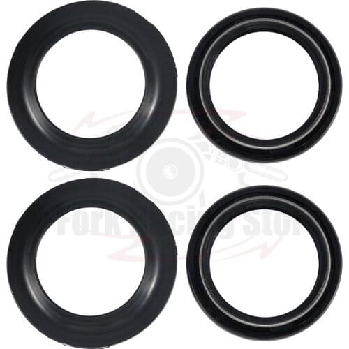 Fork Oil Sealsx2pcs & Dust Sealsx2pcs For Yamaha RD125LC 1986