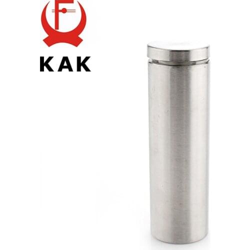 10PCS Stainless Steel Acrylic Advertisement Fixing Screws 12mm x 22mm Glass Standoff Pin Nail Fasteners Glass Door Hardware