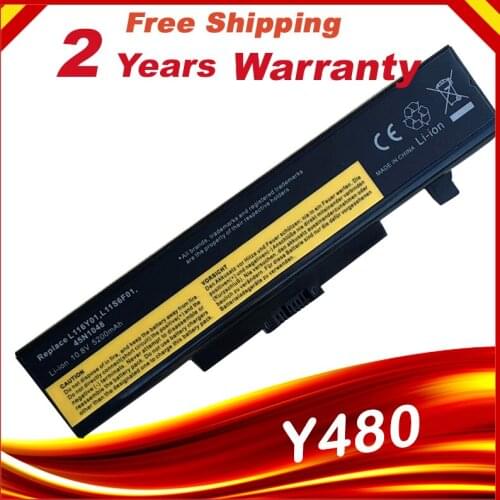 HSW Battery Laptop L11L6Y01 For Lenovo Y480 Y480P Y480A Y580M Y580N Y580P V480C G500 G485G