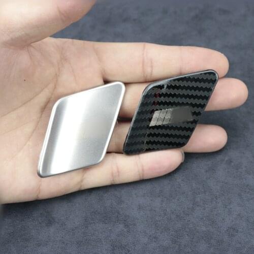 For BMW 2 3 Series F44 G20 2020 2021 M Sport New Product 4PCS Metal Carbon Fiber Silver Interior Door Handle Trim Accessories