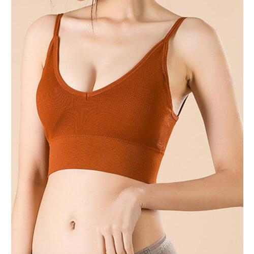 Women Bras Breathable Sports Bra Anti-sweat Shockproof Padded Sports Bra Yoga Top Athletic Gym Running Fitness Workout Sport Top