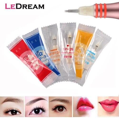 40pcs/lot 1RL 3RL 5RL 5F Disposable 9mm Screw Candy Tattoo Cartridge Needles For Charmant 3/4 Machine Pen Permanent Makeup