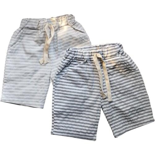 Fashion Boy Pants Summer Kids Trousers CLothes Children Harem Pants for Baby Boys Shorts striped factory direct Toddlers beach