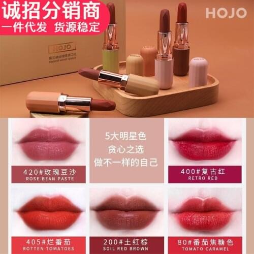 Mousse Plush lipstick suit matte smoothie for female students beauty make up lipstick set lipstick matte luxury makeup