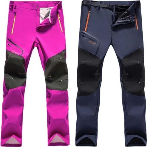 Men New Outdoor Summer Hiking Pants Oversized Soft Shell Climbing Trousers Waterproof Women Trekking Fishing Camping Clothing