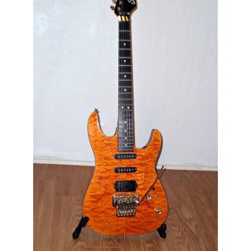 2019 new + factory + Sur MK1 electric guitar 22 frets quilted maple top Suer deluxe electric guitar Black Pickups Sur MK1 Guitar