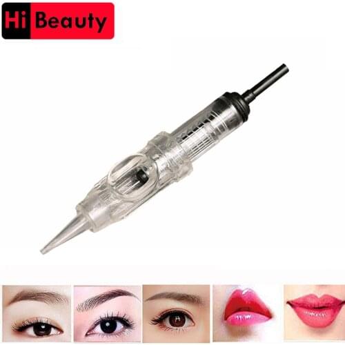 20pcs/lot Disposable Sterilized Permanent Lip Eyebrow Makeup Bayonet Tattoo Needles Cartridge 1R 3R 3F 5R 5F 7R 7F