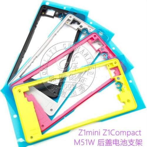 Original Z1 mini Rear Housing Middle Plate Frame Spare Part for Sony Xperia Z1 Compact D5503 Back Rear Frame