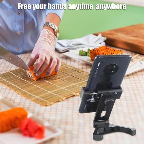 Adjustable Cell Phone Stand Foldable Phone Holder For Home Office Desk Mobile Phone Holde For IPhone 11 12 IPad