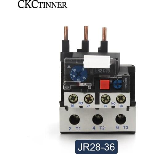 Thermal Overload protection Relay JR28-36(LR2 D23) Adjustable thermal relay Electric Relays 17A-25A 23A-32A 28A-36A 50/ 60Hz