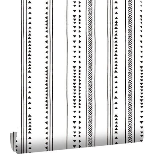 Thicken Nordic Style Small Triangle Geometric Self-Adhesive Wallpaper Store Dormitory Background Wall Stickers Home Decoration