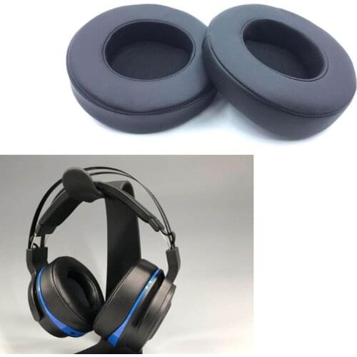 1 Pair ReplacementFoam Leather Ear Pads Pillow Cushion Cover for Razer Thresher Ultimate 7.1 Headphones