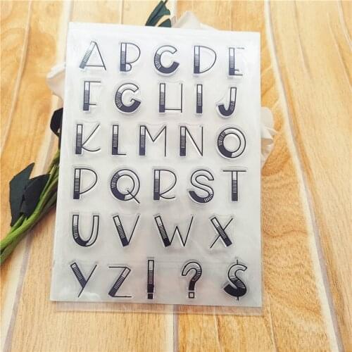 11*16CM Hot selling letter transparent seal clear stamp silicone seal roller stamp DIY scrapbook album / card production