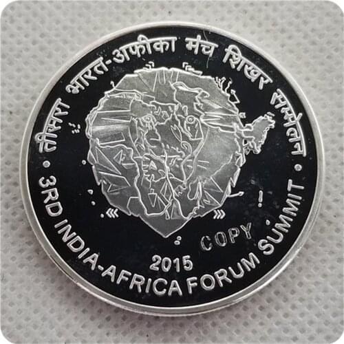 2015 india 500 Rupees (3rd India - Africa Forum Summit) COPY COIN commemorative coins-replica coins medal coins collectibles