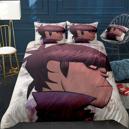 Gorillaz Duvet Cover Comfortable Quilt Home Decora Design Universal Bedding Set Bedclothes+Pillowcase 3pcs