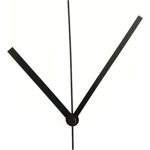 New 50Sets Metal Black Color Clock Quartz Hands For DIY Wall Clock Parts Fast Shipping