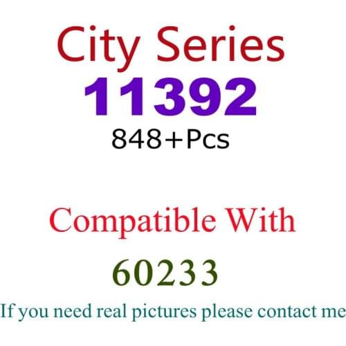 848Pcs 11392 Building Block Toy City Series 60233 Assembled Building Block Childrens Toy Gifts