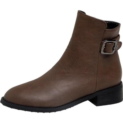Big Size Simple short boots boots women shoes ankle boots for women ladies boots shoes woman winter