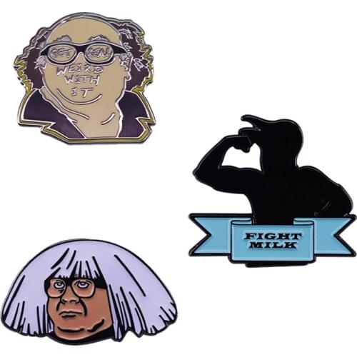 Frank Reynolds Ongo Gablogian Weird Art Pin Brooch Its Always Sunny in Philadelphia Gans Great Gift