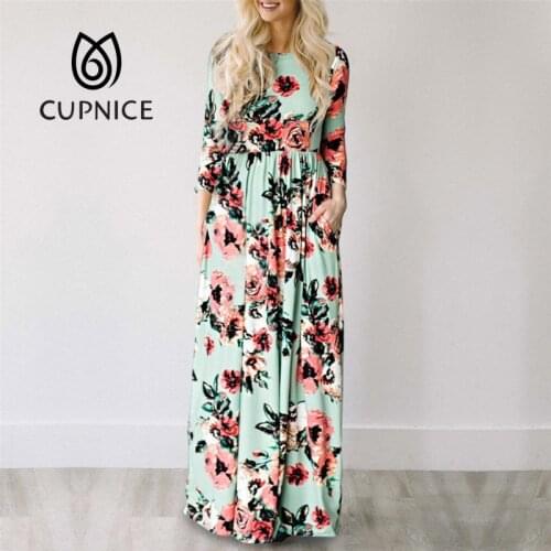 Летние платья с принтом CUPNICE China At AliExpress