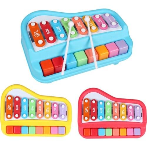 Children Early Learning Puzzle 8 Scales Piano Music Toy Color ABS Piano Music Cognitive Educational Toys For Children New