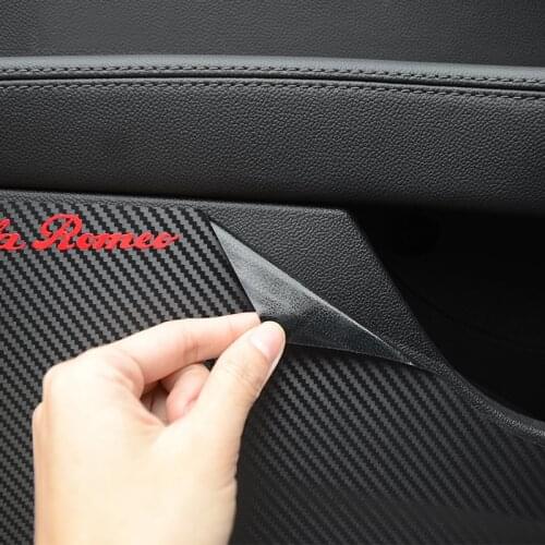 For Alfa Romeo Giulia Stelvio Car Door Anti Kick Pad Antifouling Pad Interior Anti-dirty Pad