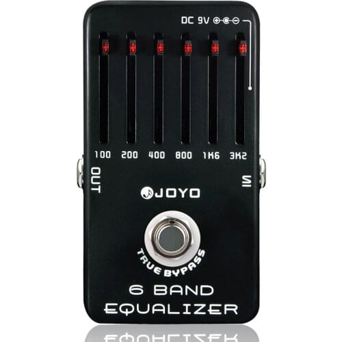 EQ Equalizer 6-Band Guitar Effect Pedal True Bypass Joyo JF-11 Guitar Parts Accessory Effecs