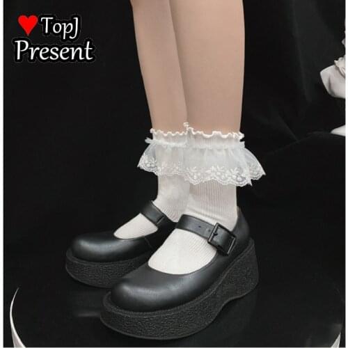 Japanese exquisite lace embroidered cotton socks student girl socks classic style