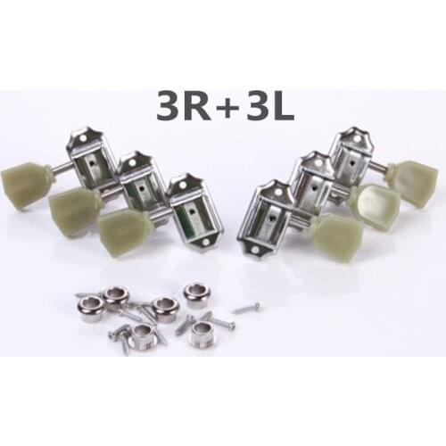 Hot 3R+3L Deluxe Guitar Tuning Pegs Keys Machine Heads Tuners For Gibson Style Set Brand New And High Quality