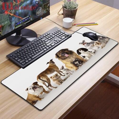 Cute Animal Puzzle Mouse Pad Seaming Computer Desk Mat Rubber Non-slip Custom for Girls Office Desk Mat Carpet High Quality Mat