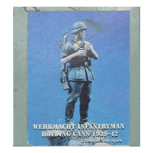 1/35 scale die-cast resin white model Wehrmacht Infantry 779y need to manually color the model free shipping