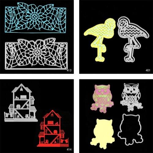 DABOXIBO The OWL, The House Metal Cutting Dies Mold For DIY Scrapbooking Cards Making Decorate Crafts 2020 NEW Arrival