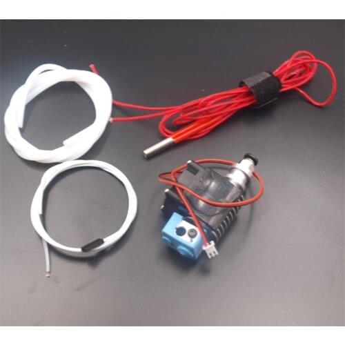 1set V5 bowden metal j-head hotend kit 1.75/3mm with PTFE tube 12/24V for Prusa 3D printer hotend